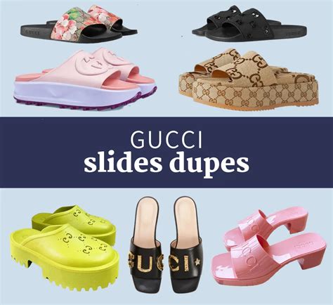 replica gucci slides mules|Gucci mini slide dupe.